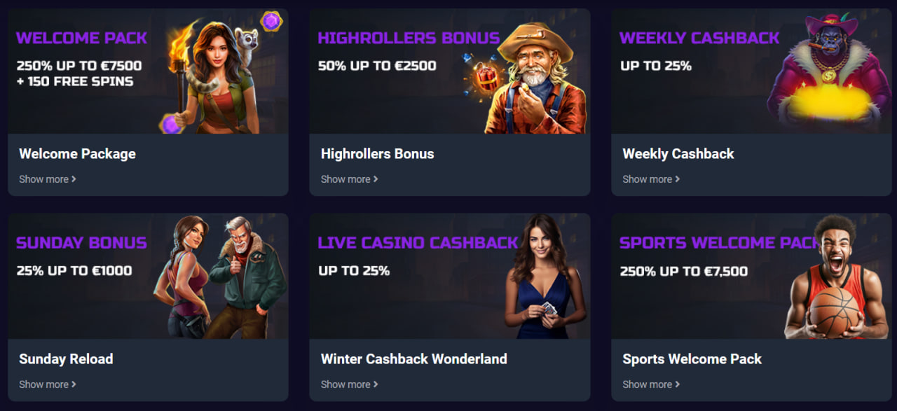 Betgem casino bonuses