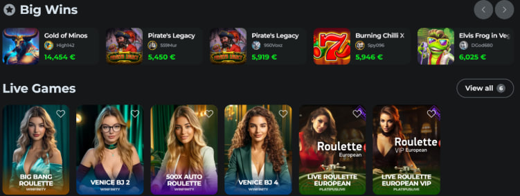 Jackpot Raider casino live games