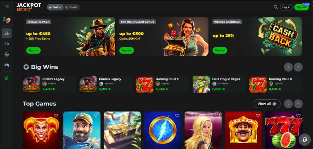 Jackpot Raider casino