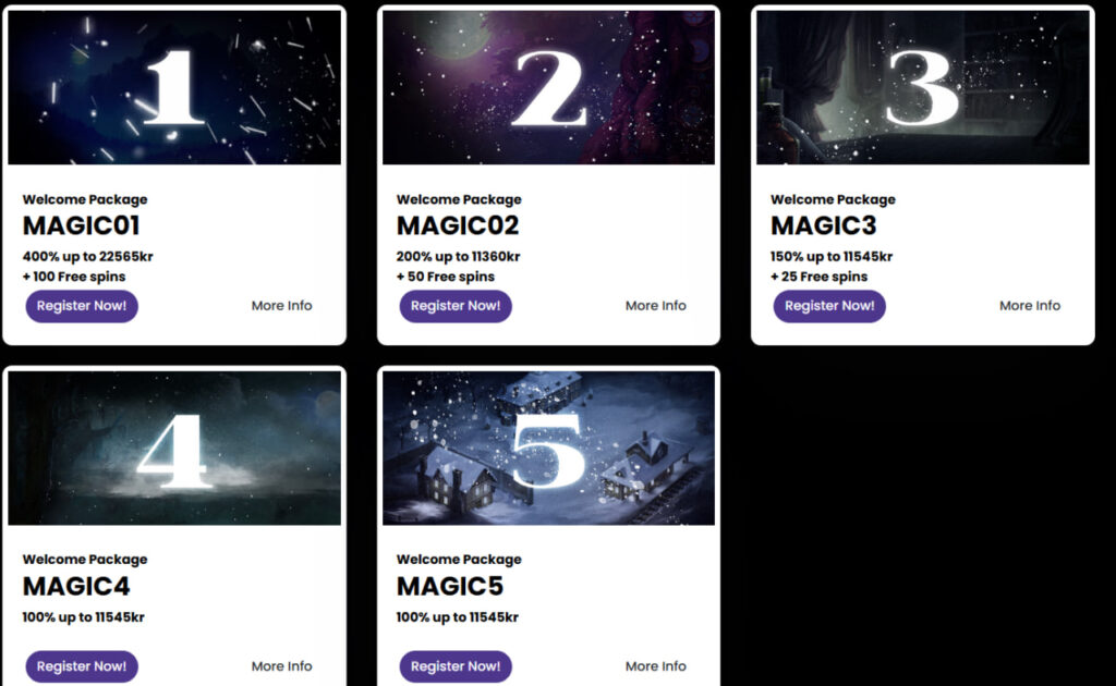 Magic Win Casino Bonuses