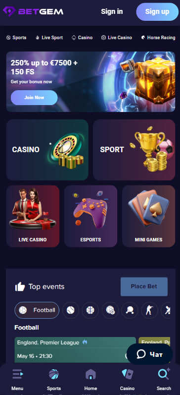 Betgem casino mobile