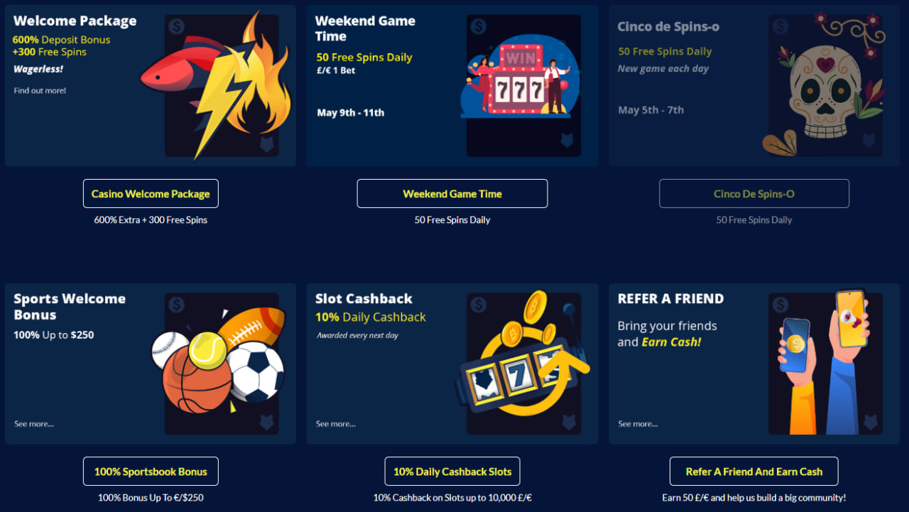 Betfoxx casino bonuses