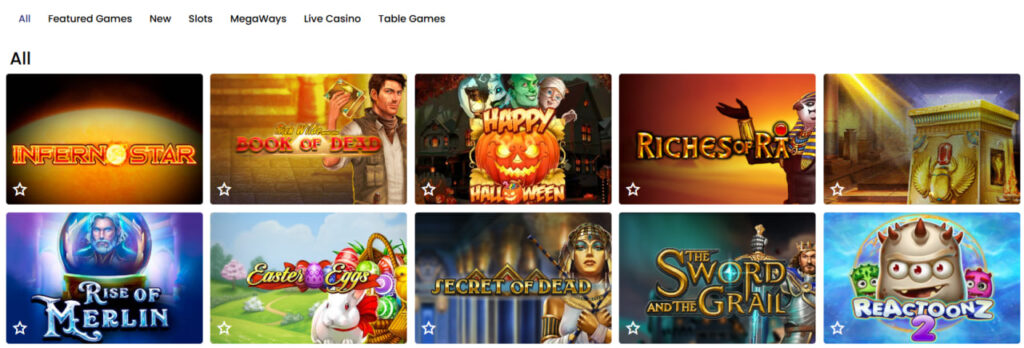 iWinFortune casino games