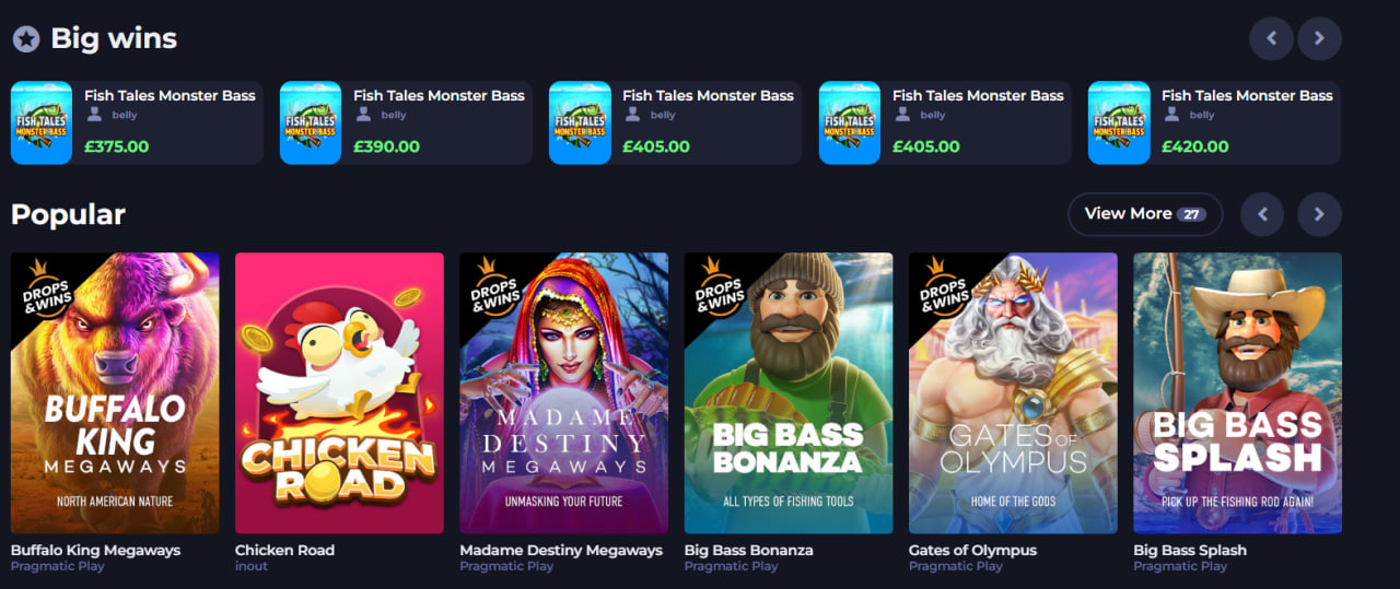 Pitbet casino games