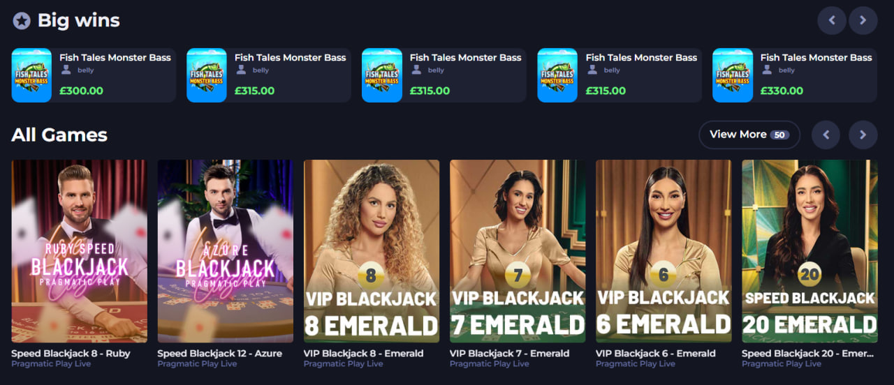 Pitbet casino live games