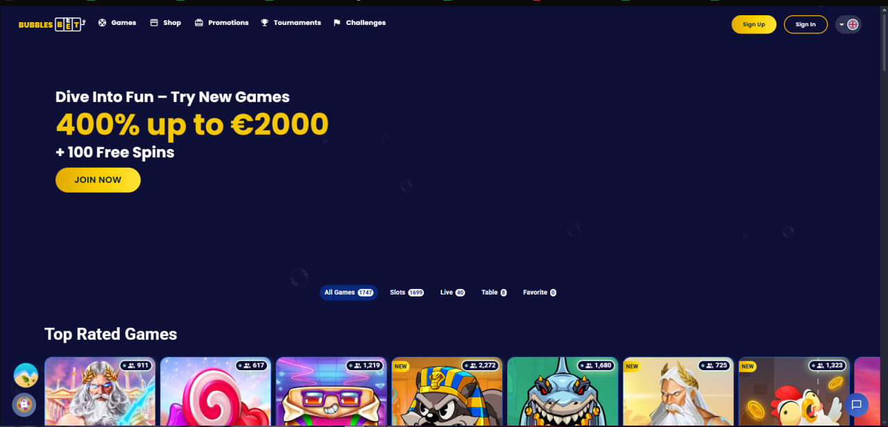 Bubblesbet casino