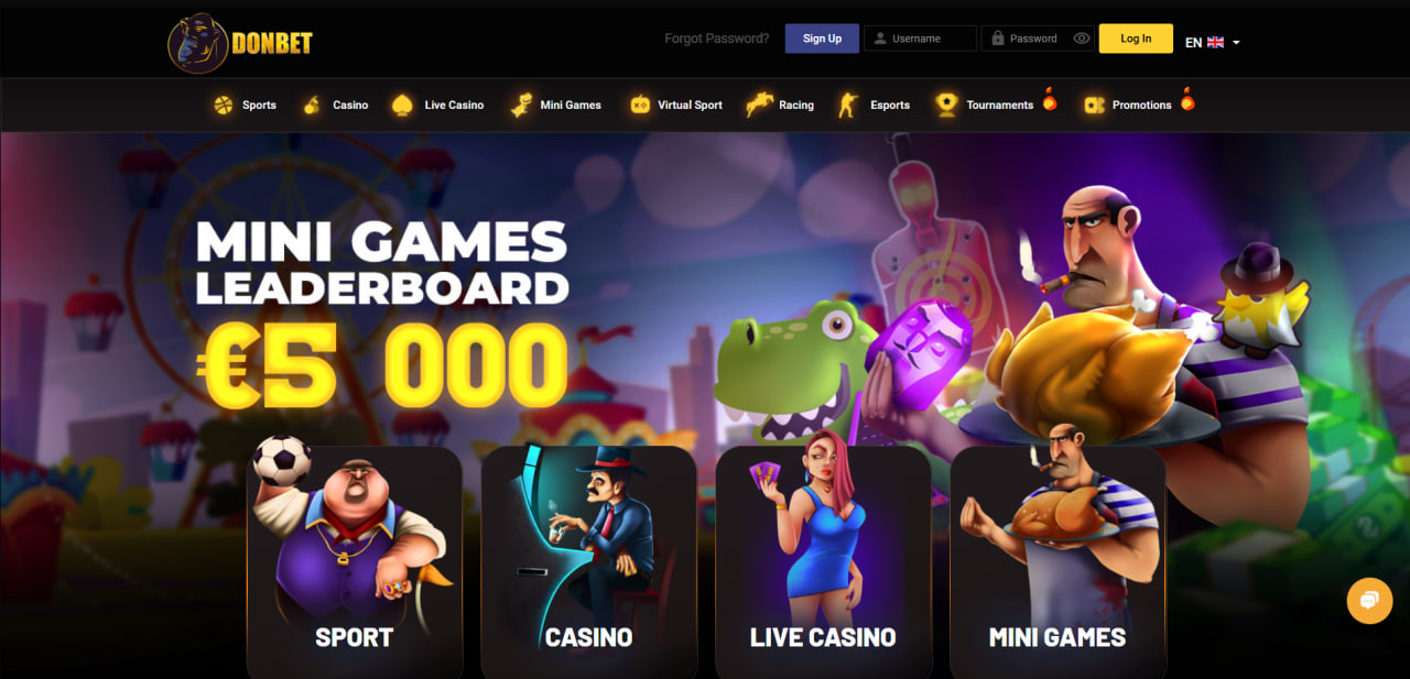 Donbet casino main