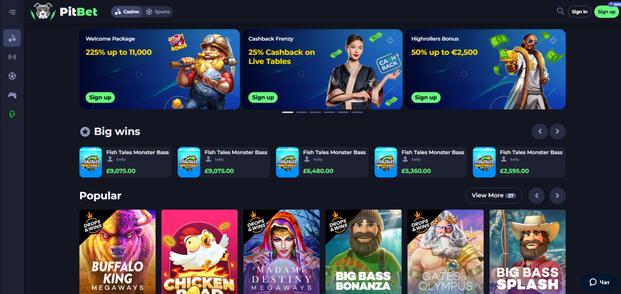Pitbet casino