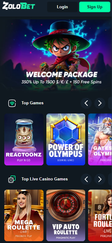 Zolobet casino mobile