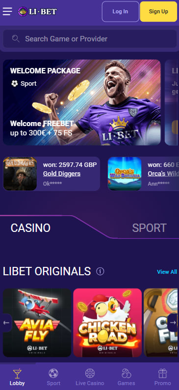 Libet casino mobile