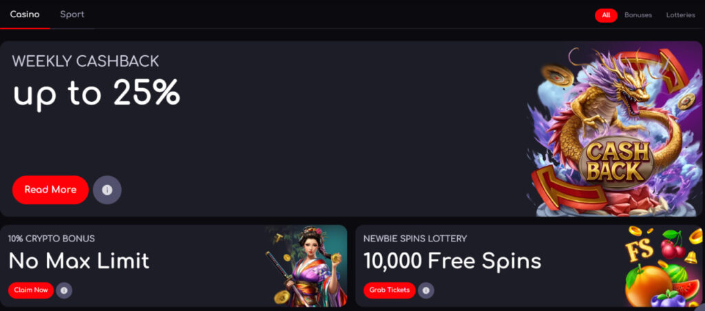 Katanaspin casino bonuses