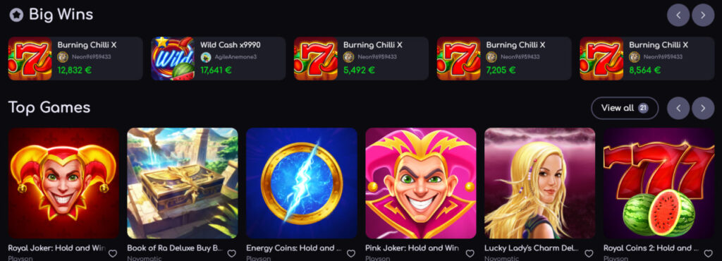Katanaspin casino games