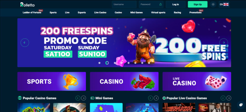 Rolletto casino