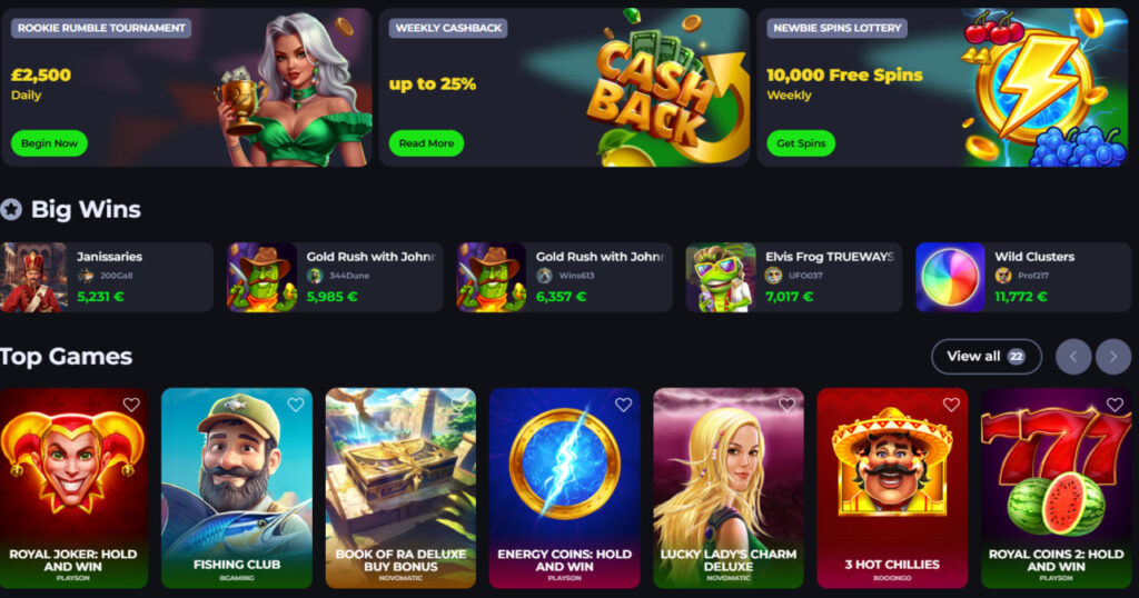 Xtraspin casino games