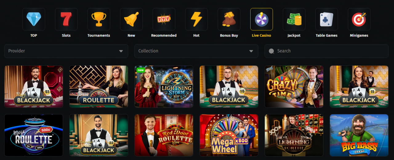 Jettbet casino live games