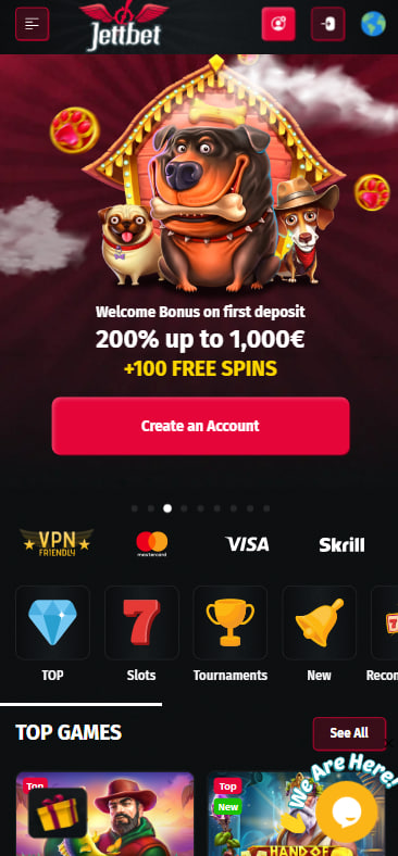Jettbet casino mobile