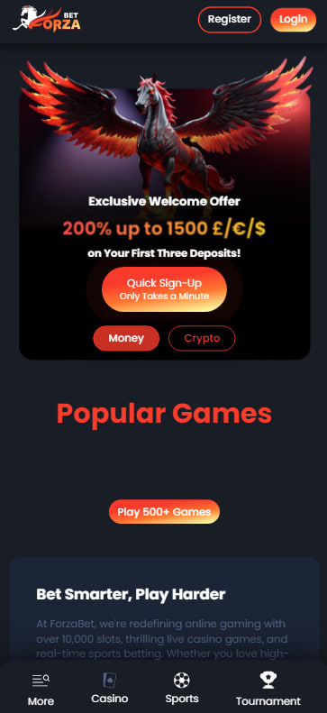 Forzabet casino mobile